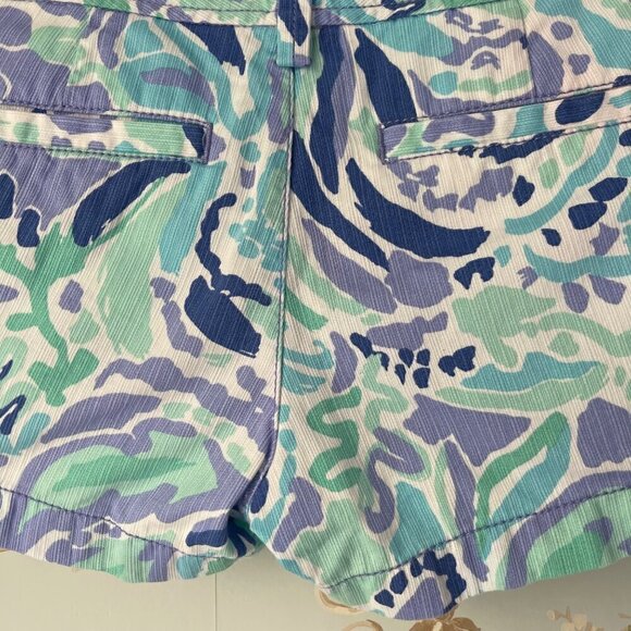 Lilly Pulitzer Shorts Womens Size 00 The Walsh Colorful Bold Coastal Beachy - Picture 4 of 11